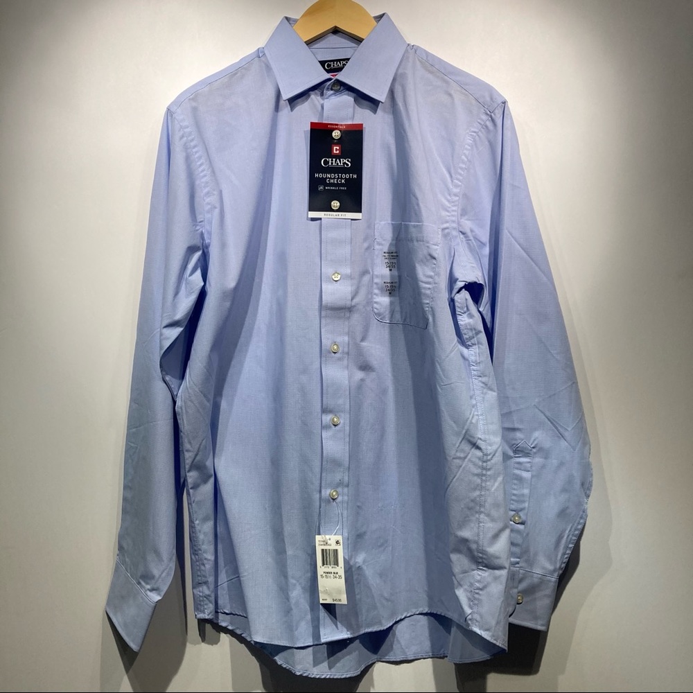 Chaps 15-15.5, 34/35 Regular Fit Dress Shirt NWT